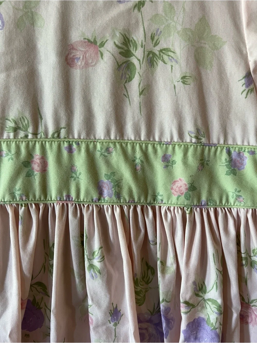 Hartstrings Pink Dress with Lavender Floral Print